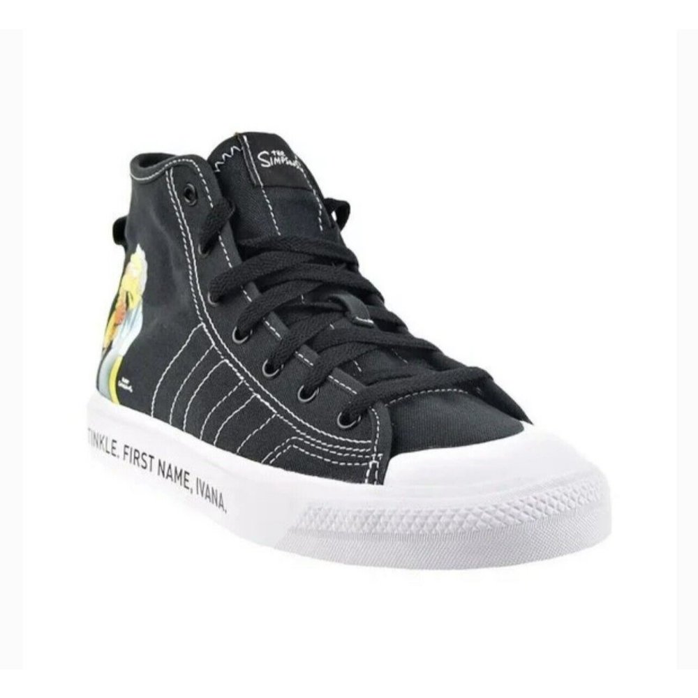 Adidas The Simpsons x Nizza Hi RF J Pranks On Moe GZ3538 Shoes Youth Size 7 - Picture 5 of 7